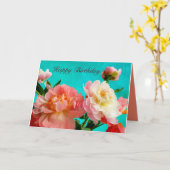 Happy Birthday Kaart (Gele Bloem)
