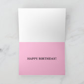 HAPPY BIRTHDAY KAART (Binnen)
