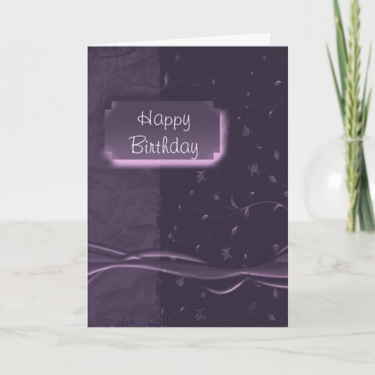 Happy Birthday Kaart (Voorkant)