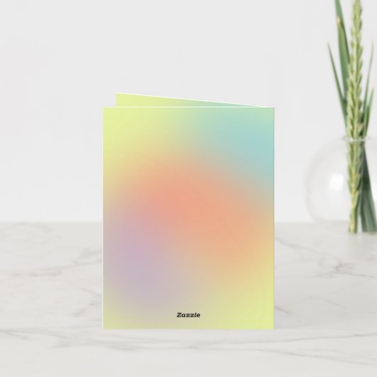 Happy Birthday Kaart (Achterkant)