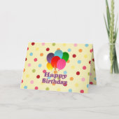 Happy Birthday Kaart (Voorkant)