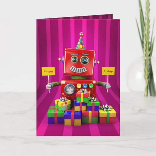 Happy Birthday Kaart (Voorkant)