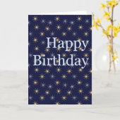 Happy Birthday Kaart (Gele Bloem)