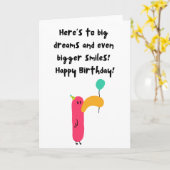 Happy Birthday Kaart (Gele Bloem)