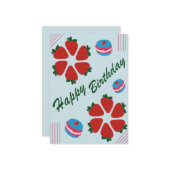 Happy Birthday Kaart (Voorkant / Achterkant in situ)