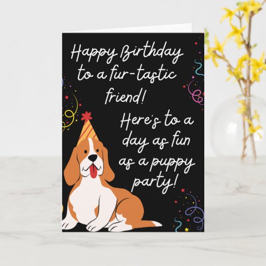 Happy Birthday Kaart (Gele Bloem)