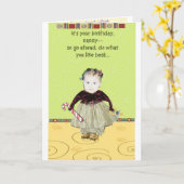 Happy Birthday Kaart (Gele Bloem)