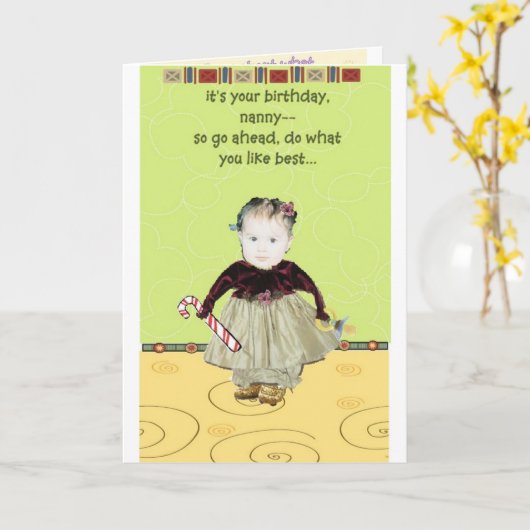 Happy Birthday Kaart (Gele Bloem)