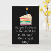 Happy Birthday Kaart (Gele Bloem)