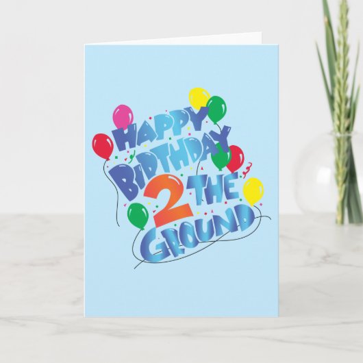 Happy Birthday Kaart (Voorkant)