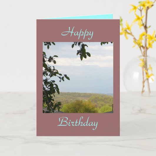 Happy, Birthday Kaart (Gele Bloem)