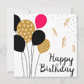 Happy Birthday Kaart (Voorkant)