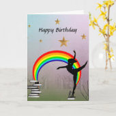 Happy Birthday Kaart (Gele Bloem)