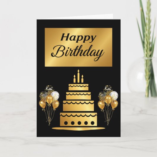 Happy Birthday Kaart (Voorkant)