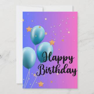 HAPPY BIRTHDAY KAART