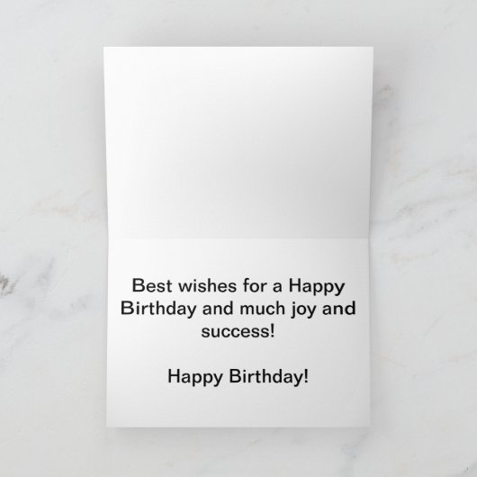 Happy Birthday Kaart (Binnen)