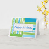 Happy Birthday Kaart (Gele Bloem)