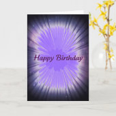 Happy Birthday Kaart (Gele Bloem)