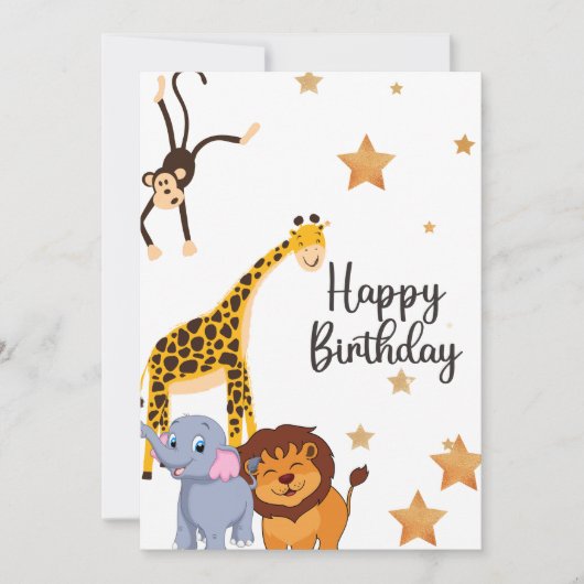 HAPPY BIRTHDAY KAART (Voorkant)