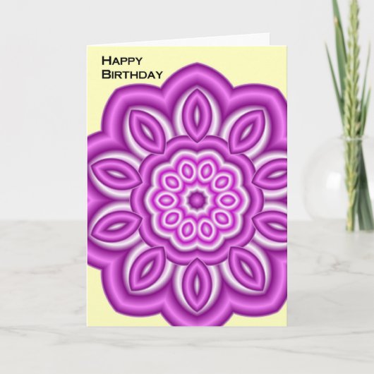 Happy Birthday Kaart (Voorkant)