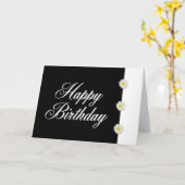 Happy Birthday Kaart (Gele Bloem)