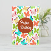 Happy Birthday Kaart (Staand voorkant)