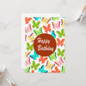 Happy Birthday Kaart (Voorkant / Achterkant in situ)