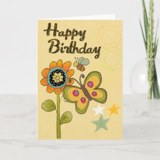 Happy Birthday Kaart (Voorkant)