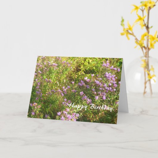 Happy Birthday Kaart (Gele Bloem)