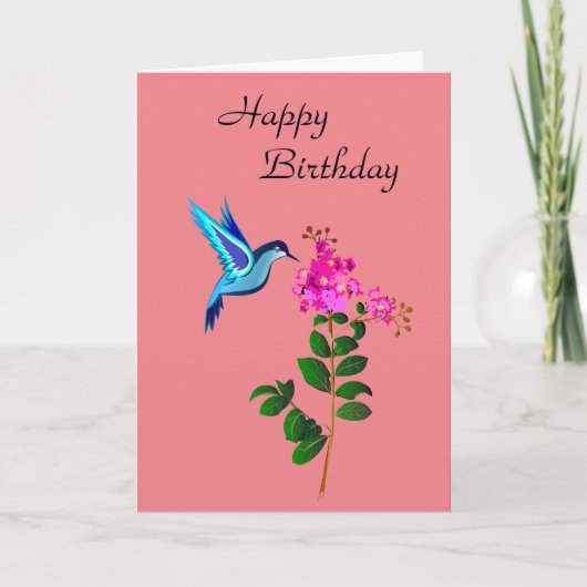 Happy Birthday Kaart (Voorkant)