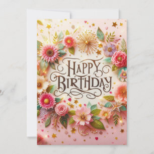 Happy Birthday Kaart