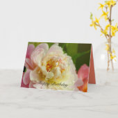 Happy Birthday Kaart (Gele Bloem)