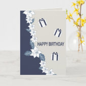 Happy Birthday Kaart (Gele Bloem)