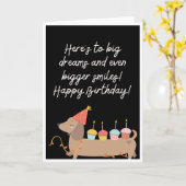 Happy Birthday Kaart (Gele Bloem)