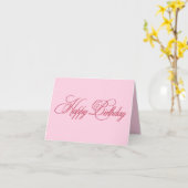 Happy Birthday Kaart (Gele Bloem)