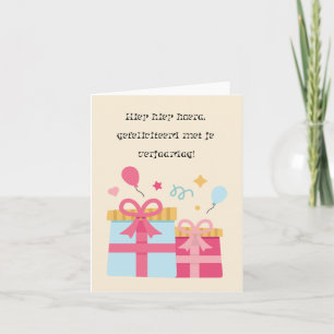 Happy Birthday Kaart