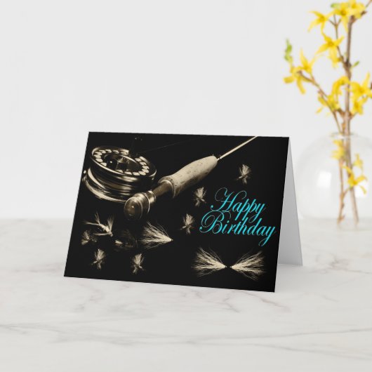 Happy Birthday Kaart (Gele Bloem)