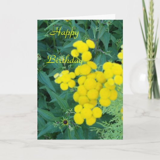 Happy Birthday Kaart (Voorkant)