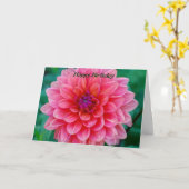 Happy Birthday Kaart (Gele Bloem)