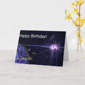 Happy Birthday Kaart (Gele Bloem)