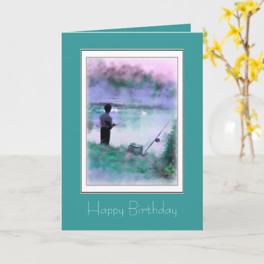 Happy Birthday Kaart (Gele Bloem)