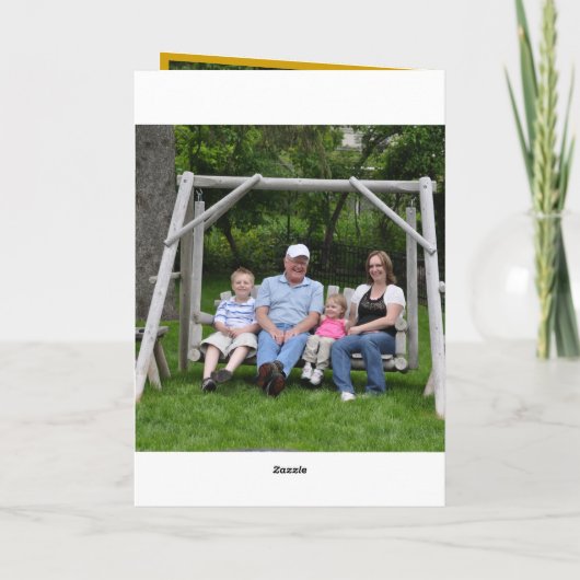 Happy Birthday Kaart (Achterkant)