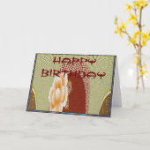 Happy Birthday Kaart (Gele Bloem)
