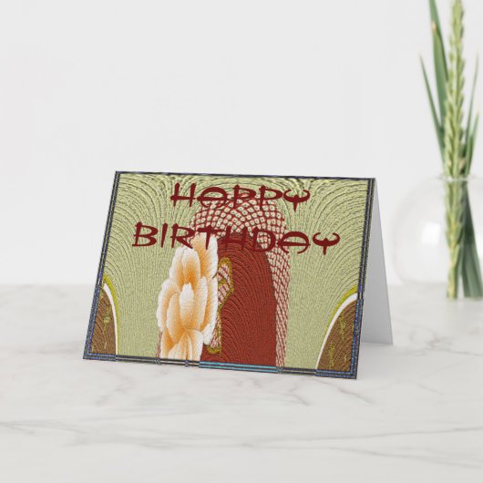 Happy Birthday Kaart (Voorkant)