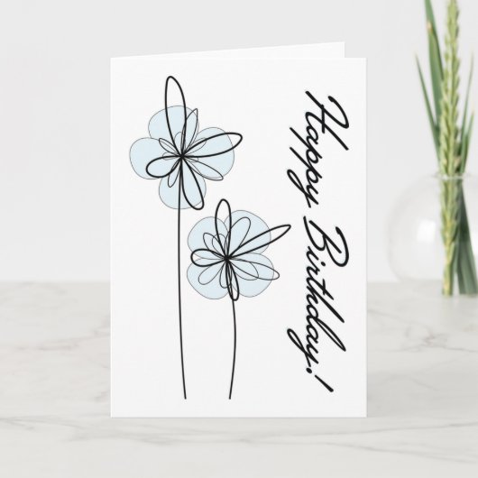 Happy Birthday Kaart (Voorkant)