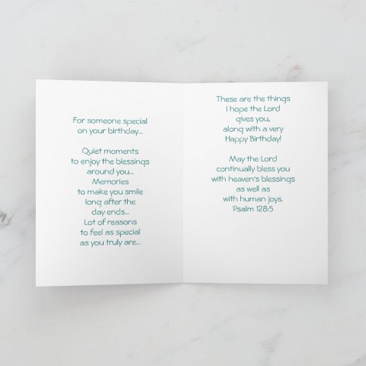 Happy Birthday Kaart (Binnen)