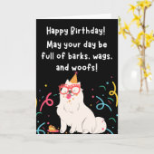 Happy Birthday Kaart (Gele Bloem)