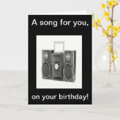 Happy Birthday Kaart (Gele Bloem)