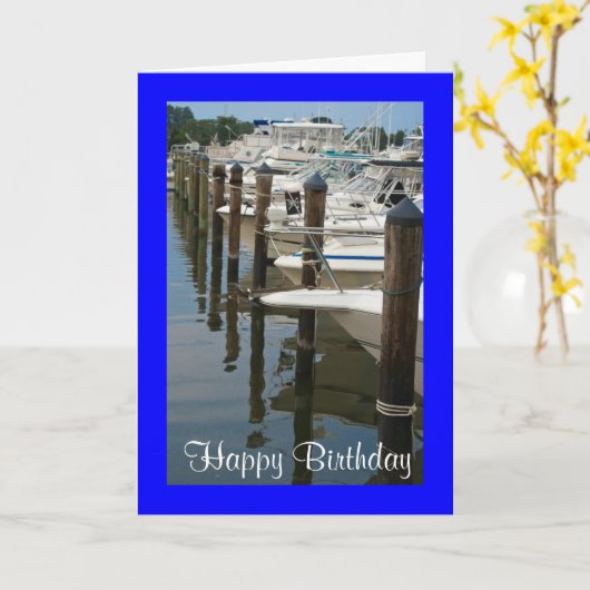 Happy Birthday Kaart (Gele Bloem)