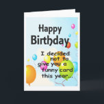 Happy Birthday Kaart<br><div class="desc">Happy Birthday - Funny Birthday Cards</div>